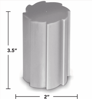 11167 33MM CHRM SAW BLAE LUG NUT COVER THREAD ON