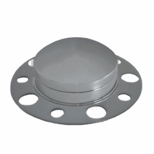 11218 ROUND FRONT AXLE COVER-CHROME