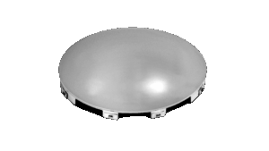 11226 CH UNIVRERSAL HUB CAP 4,5,6 NTCH W/2¨ LIP