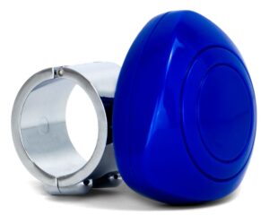 11296B - PLASTIC STEERING WHEEL SPINNER KNOB BLUE