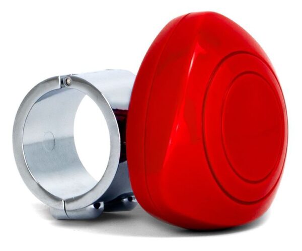 11296R - PLASTIC STEERING WHEEL SPIINNER KNOB RED