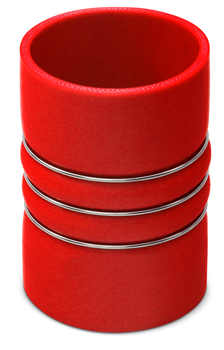 13635- TURBO INTAKE HOSE (HOT) RED