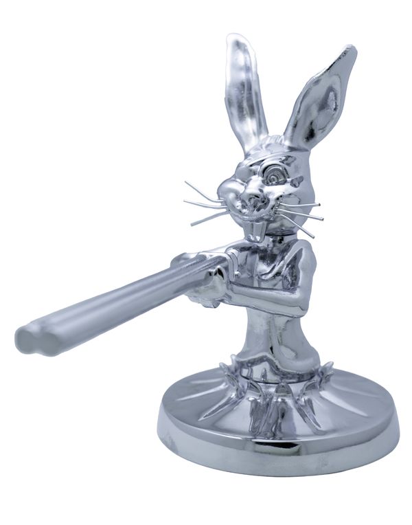5046 SHOTGUN BUNNY HOOD ORNAMENT