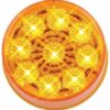7740A-4 2" AMBER 9-LED LT W/DMND RFLCTRS PKG OF 4