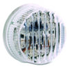 7741CA-4 AMBER 2 IN LED RND MRKR W/CLR LENS 9 LEDS PKG OF 4