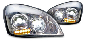 77910CHP - FL CASCADIA LED HEADLIGHT CHROME (PASSENGER) 2008-18