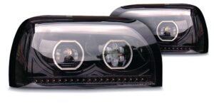 77911BLKD - FL CENTURY LED HEADLIGHT BLACK (DRIVER)