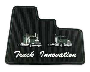 FM-W900-GY KW W900/T800/T600 RUBBER FLOOR MAT GRAY (DRIVER AND PASSENGER)