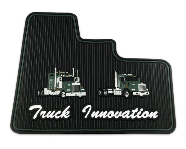 FM-W900-GY KW W900/T800/T600 RUBBER FLOOR MAT GRAY (DRIVER AND PASSENGER)