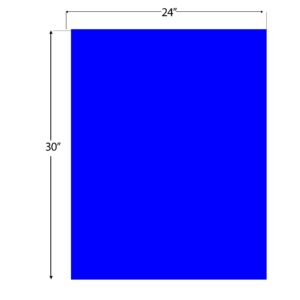 MPL-2430B PLASTIC MUD FLAP BLUE 24*30