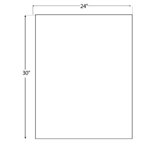 MPL-2430W PLASTIC MUD FLAP 24*30 WHITE