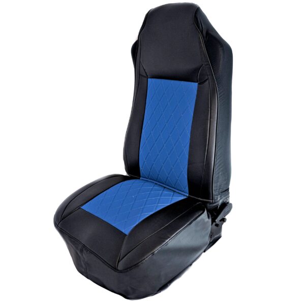 SC-1004B SEAT COVER W/ DIAMOND CENTER-BLUE