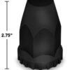 11175 33MM Lug Nut Cover Thread On-BLK