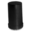 11217 FLAT AXLE COVER COMBO KITW/ 33mm CYLINDER THREADED LUG NUT COVERS-MATTE BLK