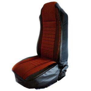 SC-1003BR SEAT COVER W/ SUEDE FABRIC CENTER
